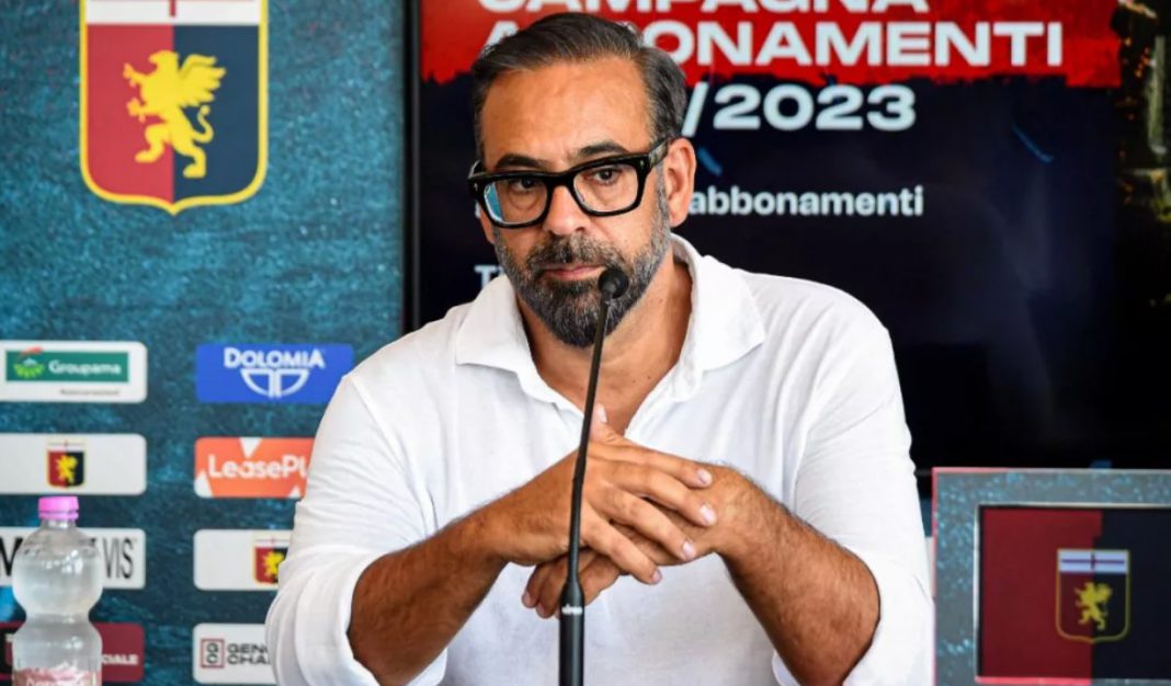 El arandino Andrés Blázquez, director ejecutivo del Genoa. / Genoa CFC