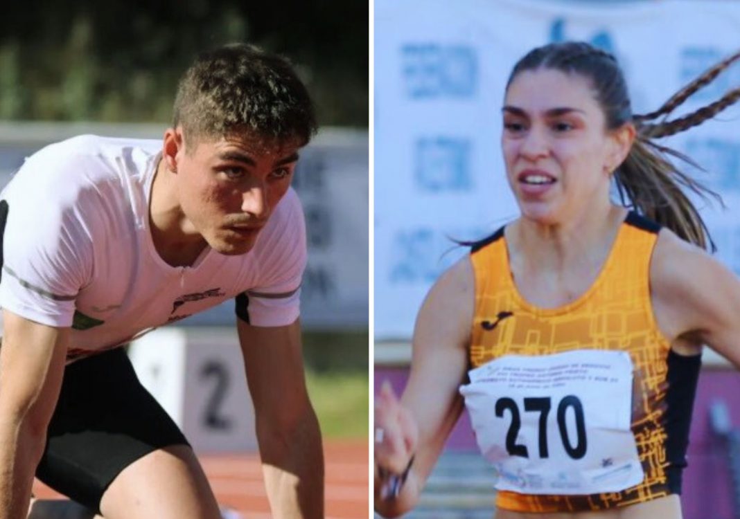 David Vicente (Atlético Salamanca) y Alba Lázaro (Supple Leopard) estarán presentes en los 100 metros lisos del Campeonato de España en La Nucía. / duerodeporte.com