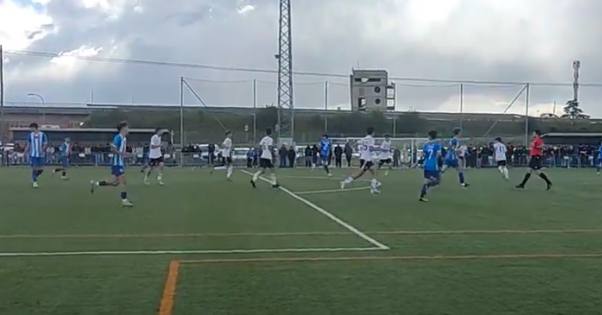 Imagen de uno de los derbis del equipo juvenil ante el Burgos. / duerodeporte.com