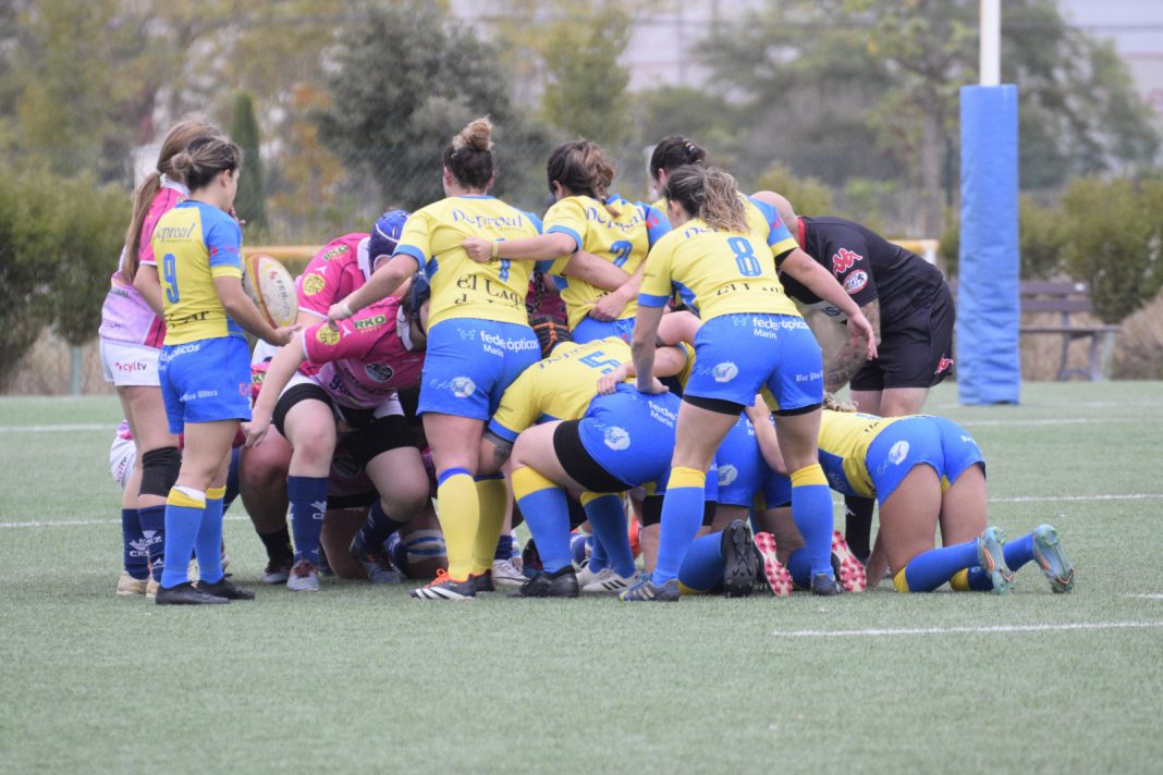 Las integrantes del Ribera Rugby reciben el sábado (16:00 h) a Universidad de Salamanca. / Ribera Rugby