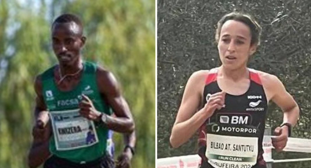 El burundés Kwizera y la atleta de origen marroquí Balouid grandes nombres del Cross de la Constitución. / duerodeporte.com